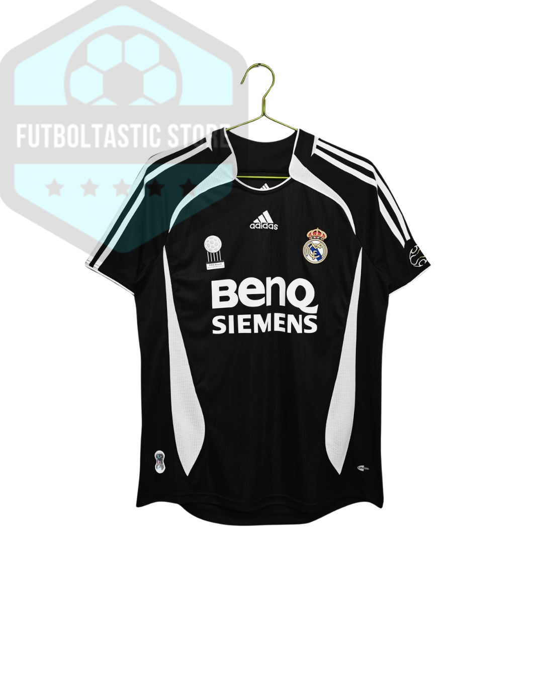 Real Madrid Black/White Retro Jersey