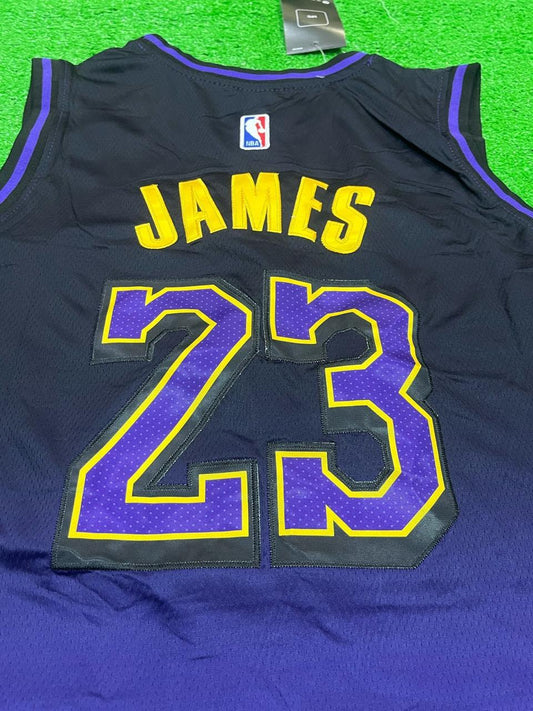 LeBron James Los Angeles Lakers NBA (Blue and Black)