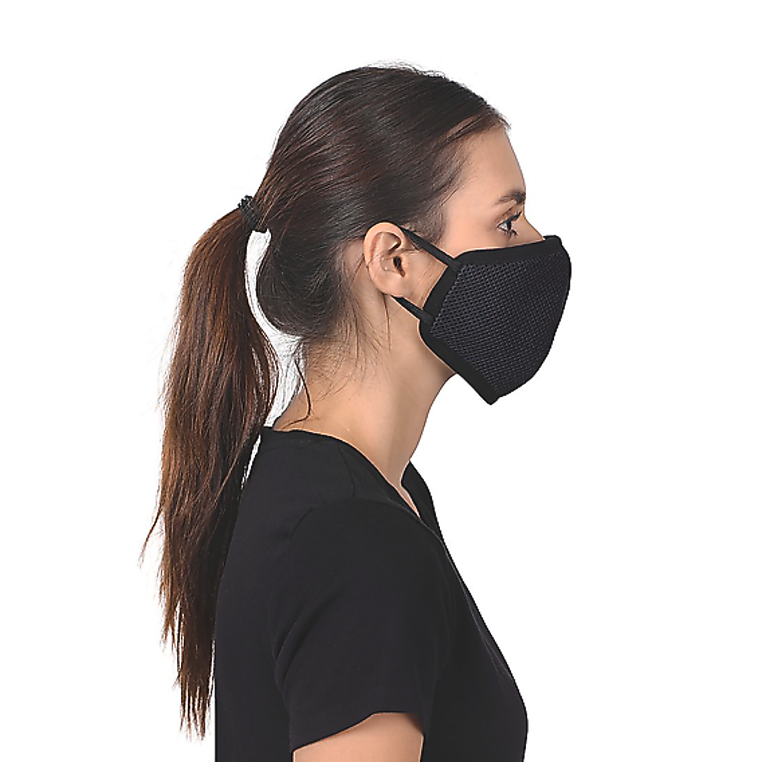 SUPERMASK W95 Reusable Outdoor Respirator – Pack Of 7 - Black