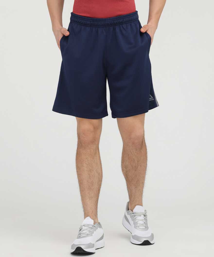 REEBOK Solid Men Dark Blue Sports Shorts