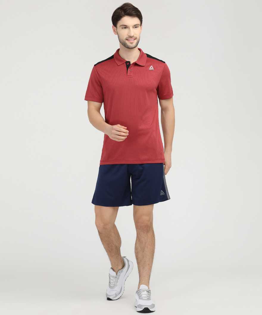 REEBOK Solid Men Dark Blue Sports Shorts