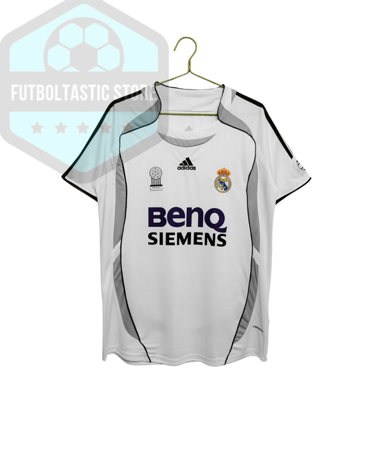 Real Madrid White/Gray Retro Jersey