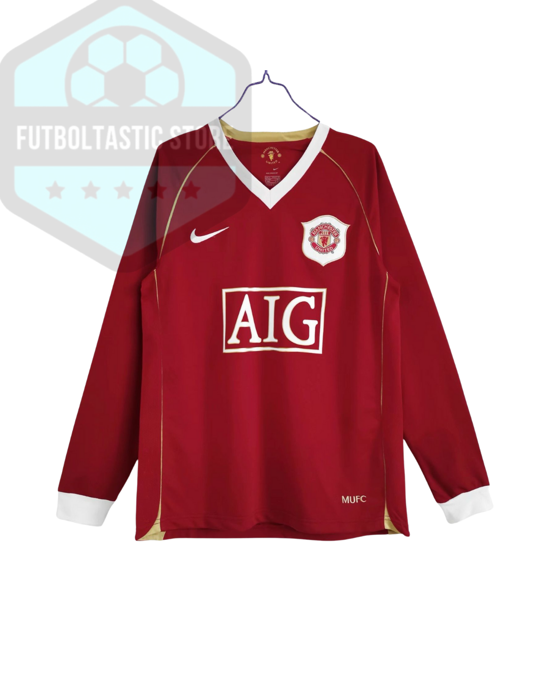 Manchester United Full Sleeves Red Retro Jersey