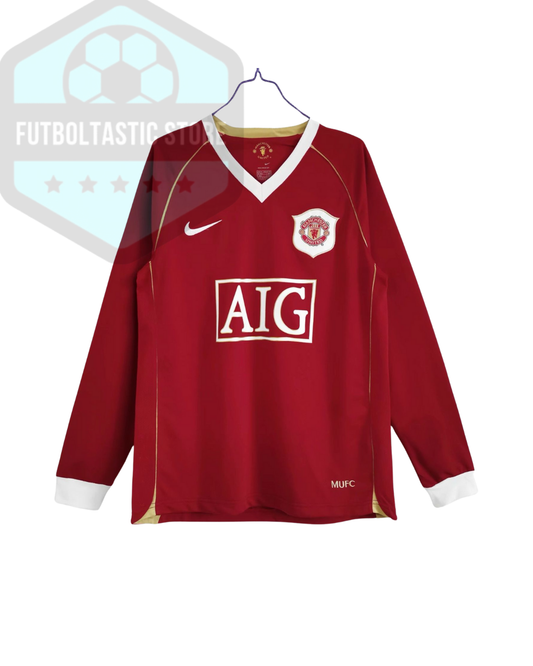 Manchester United Full Sleeves Red Retro Jersey
