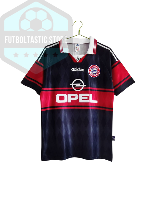 F.C. Bayern Munich Red/Dark Blue Retro Jersey