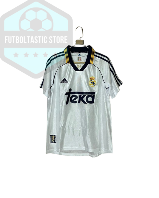 Real Madrid White/Gold Retro Jersey