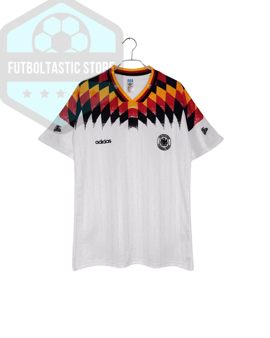 West Germany White Retro Jersey