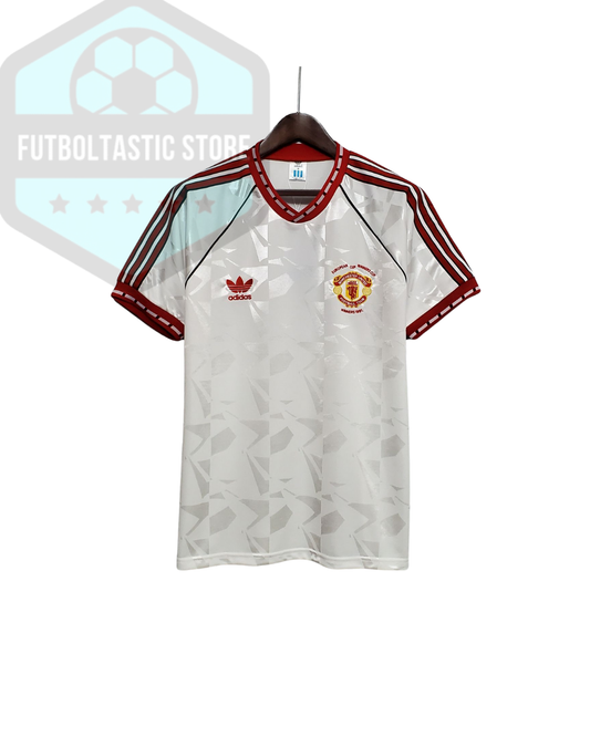 Manchester United White Retro Jersey
