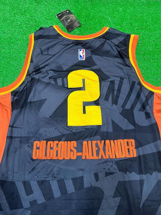 Shai Gilgeous-Alexander Oklahoma City Thunder NBA (Blue and Grey)