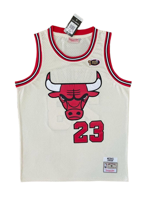 Michael Jordan Chicago Bulls NBA (Bull logo Off-White)