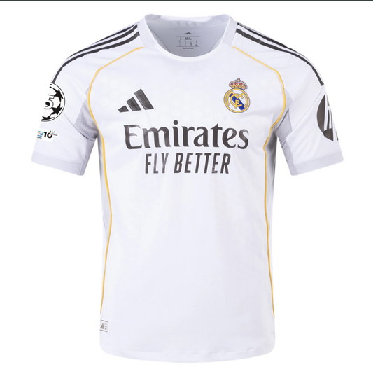 REAL MADRID HOME KIT 2025/26 (PLAYER VERSION)