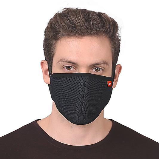 SUPERMASK W95 Reusable Outdoor Respirator – Pack Of 7 - Black