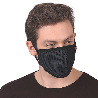 SUPERMASK W95 Reusable Outdoor Respirator – Pack Of 7 - Black
